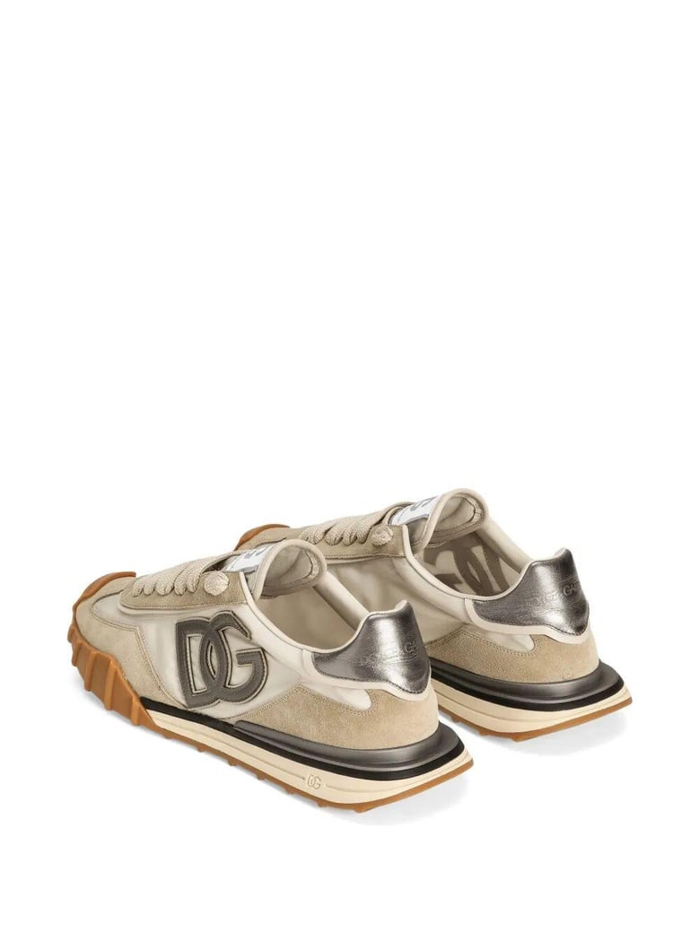 dg athletic fabric and suede sneakers by Selfnex