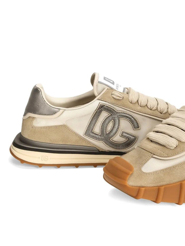 dg athletic fabric and suede sneakers by Selfnex