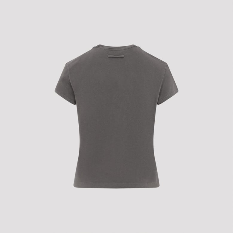 dark grey needless cotton t-shirt by Selfnex