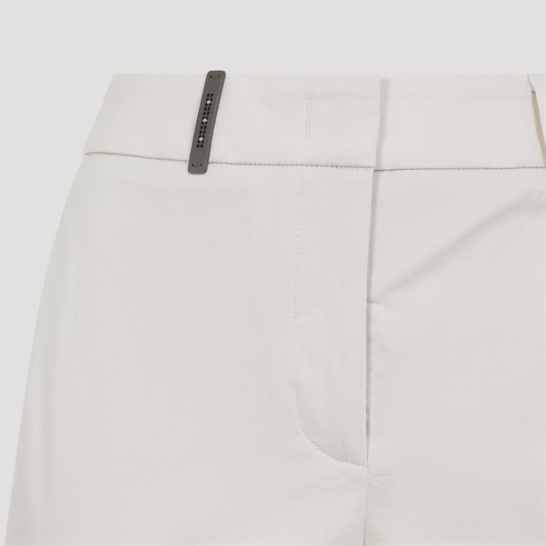 beige cotton pants by Selfnex
