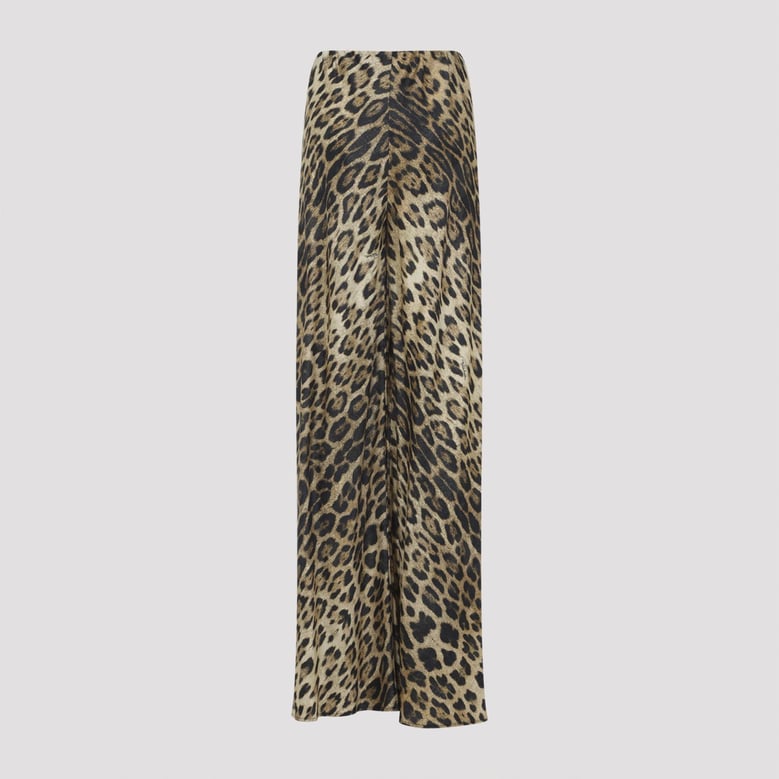 natural jaguar viscose pants by Selfnex