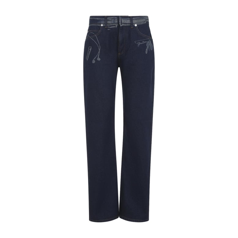 blue cotton jeans by Selfnex