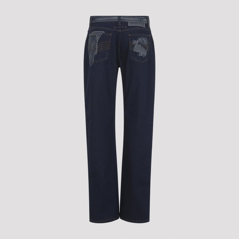 blue cotton jeans by Selfnex