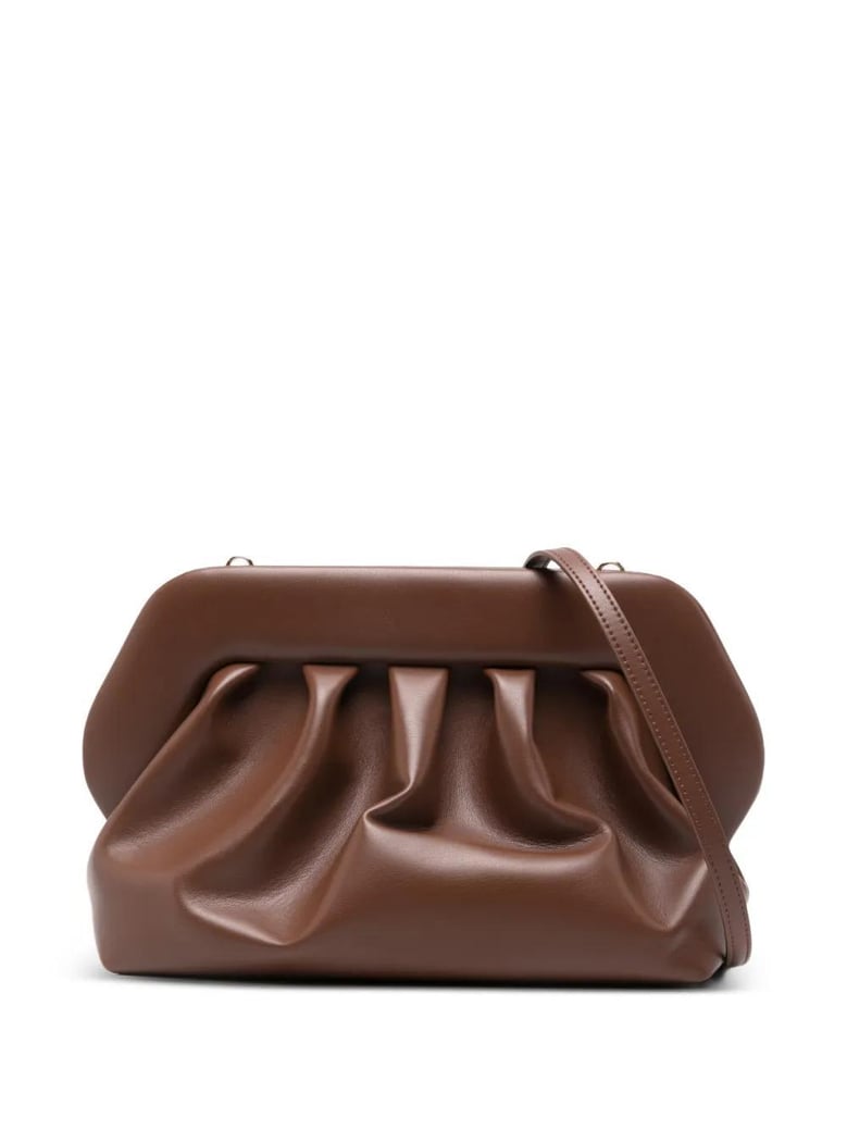 brown polyurethane recycled pre consumer other recycled post consumer polyester handbag by Selfnex