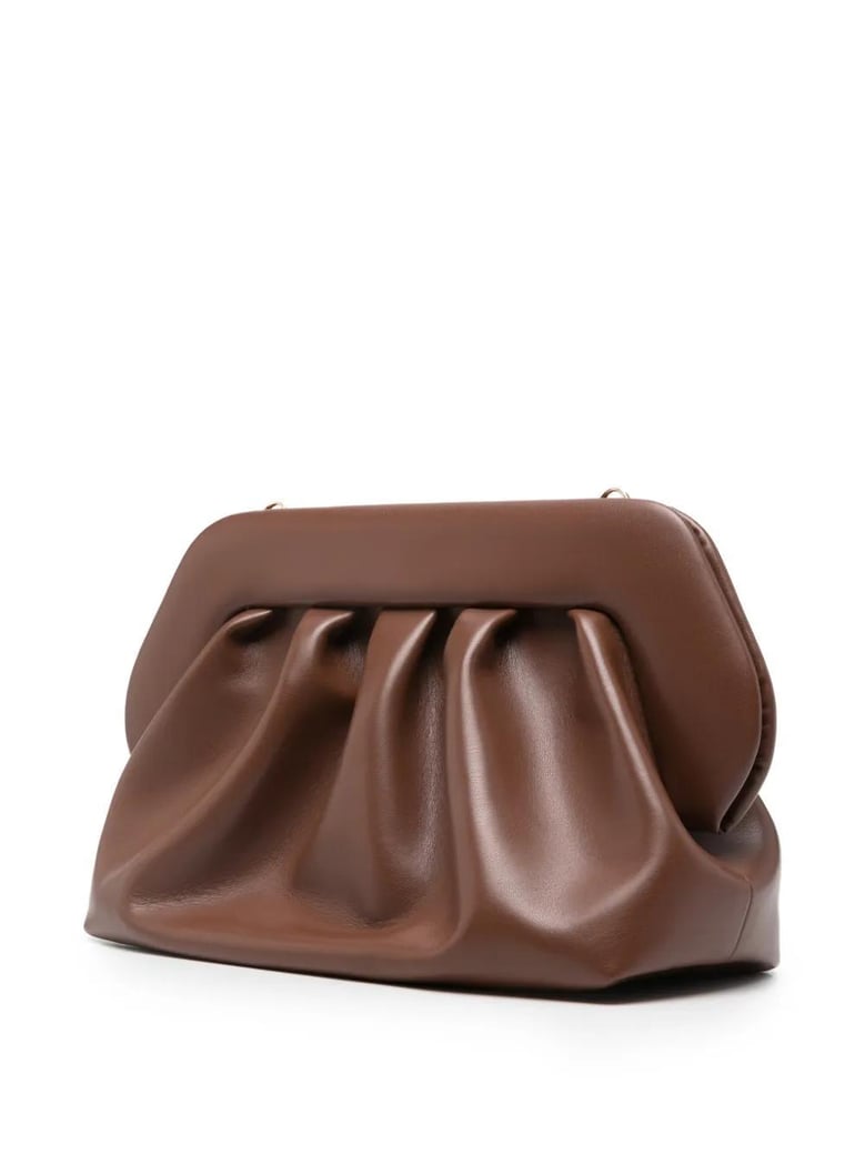 brown polyurethane recycled pre consumer other recycled post consumer polyester handbag by Selfnex