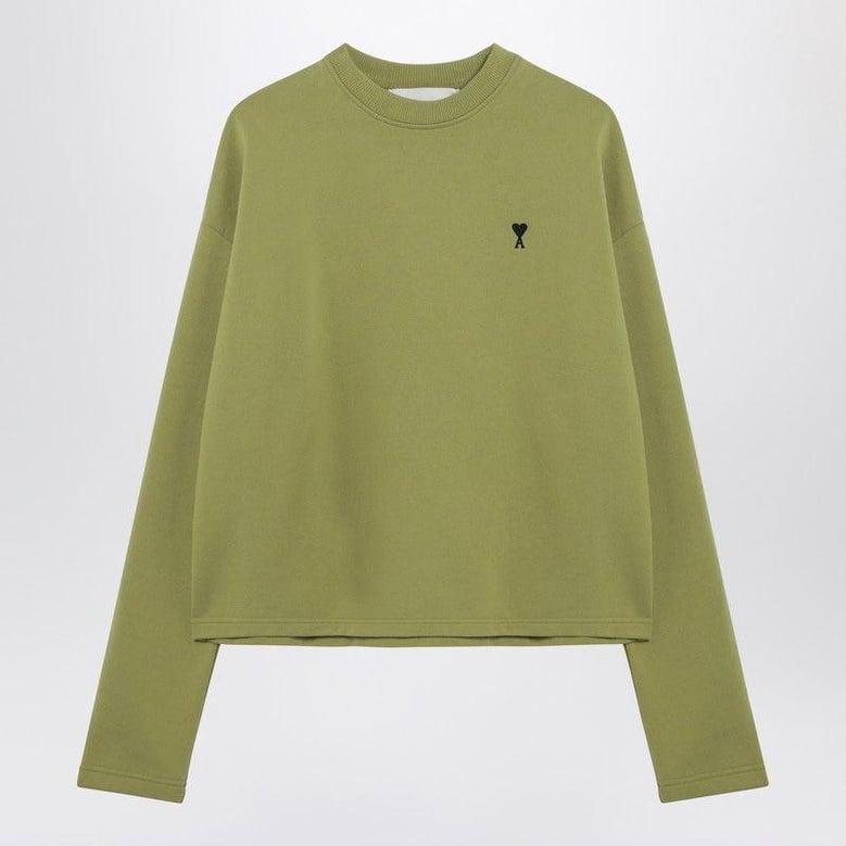 ami de coeur matcha green sweatshirt by Selfnex