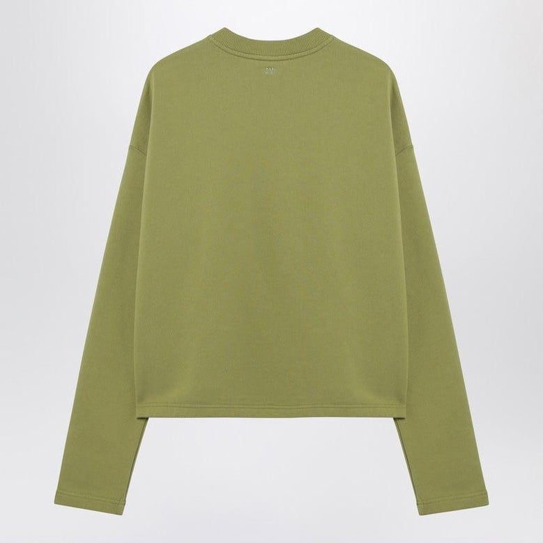 ami de coeur matcha green sweatshirt by Selfnex