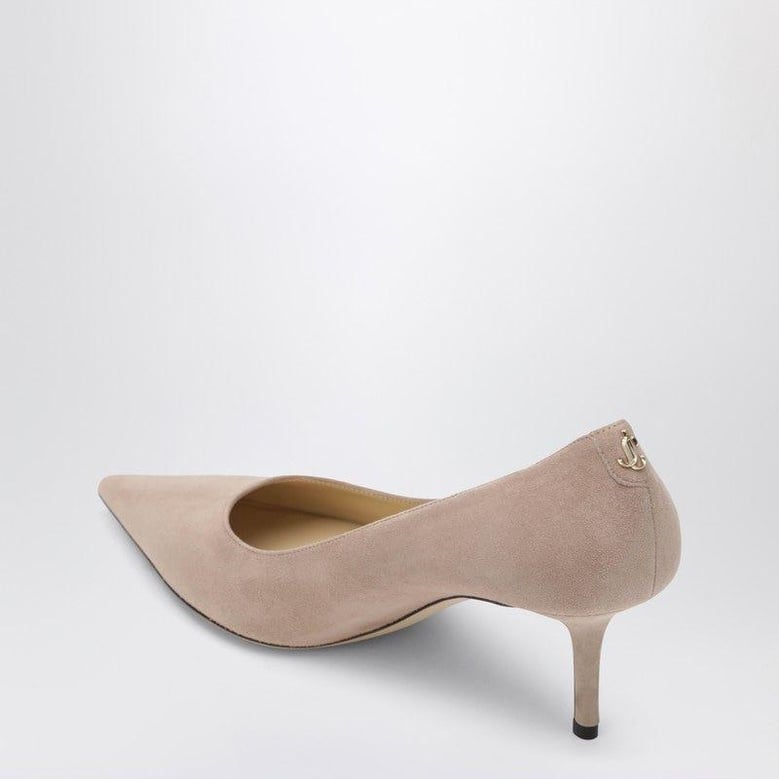 love 65 pumps in light pink suede by Selfnex