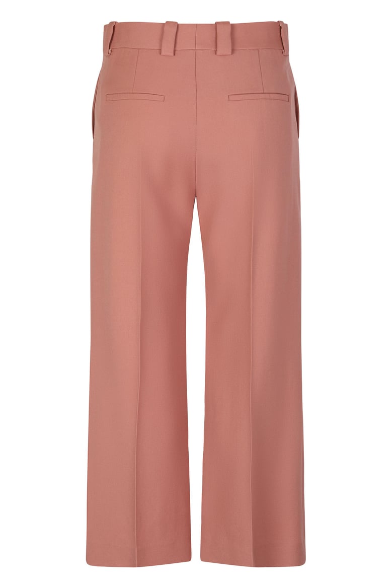 flared pants in wool gabardine by Selfnex