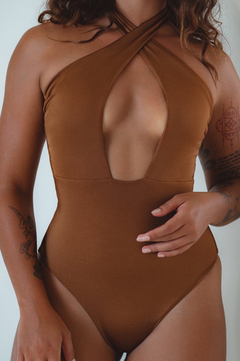 iliana cross-over one piece swimsuit by Selfnex