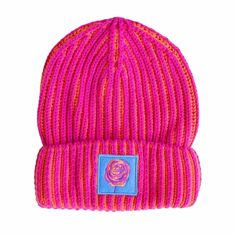 jm x bl cosmic color contrast hat | fuchsia by Selfnex
