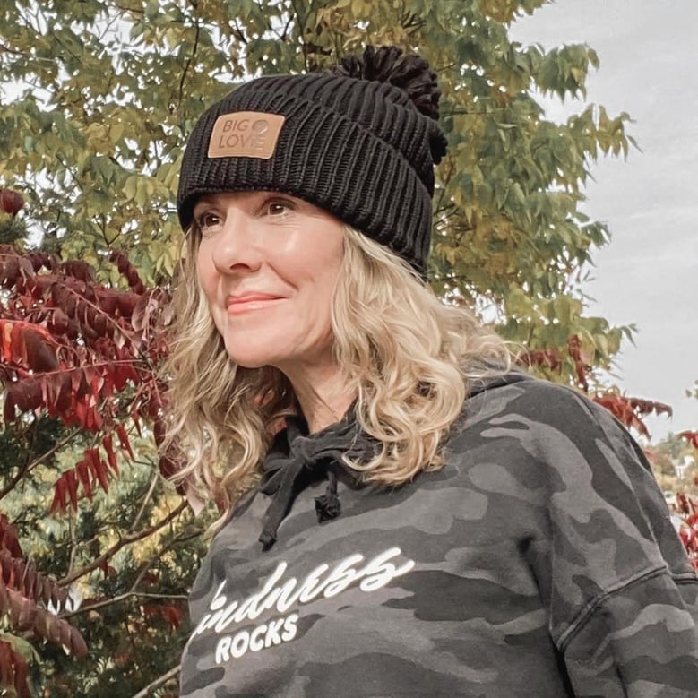 vibe cotton cashmere pom hat | black by Selfnex