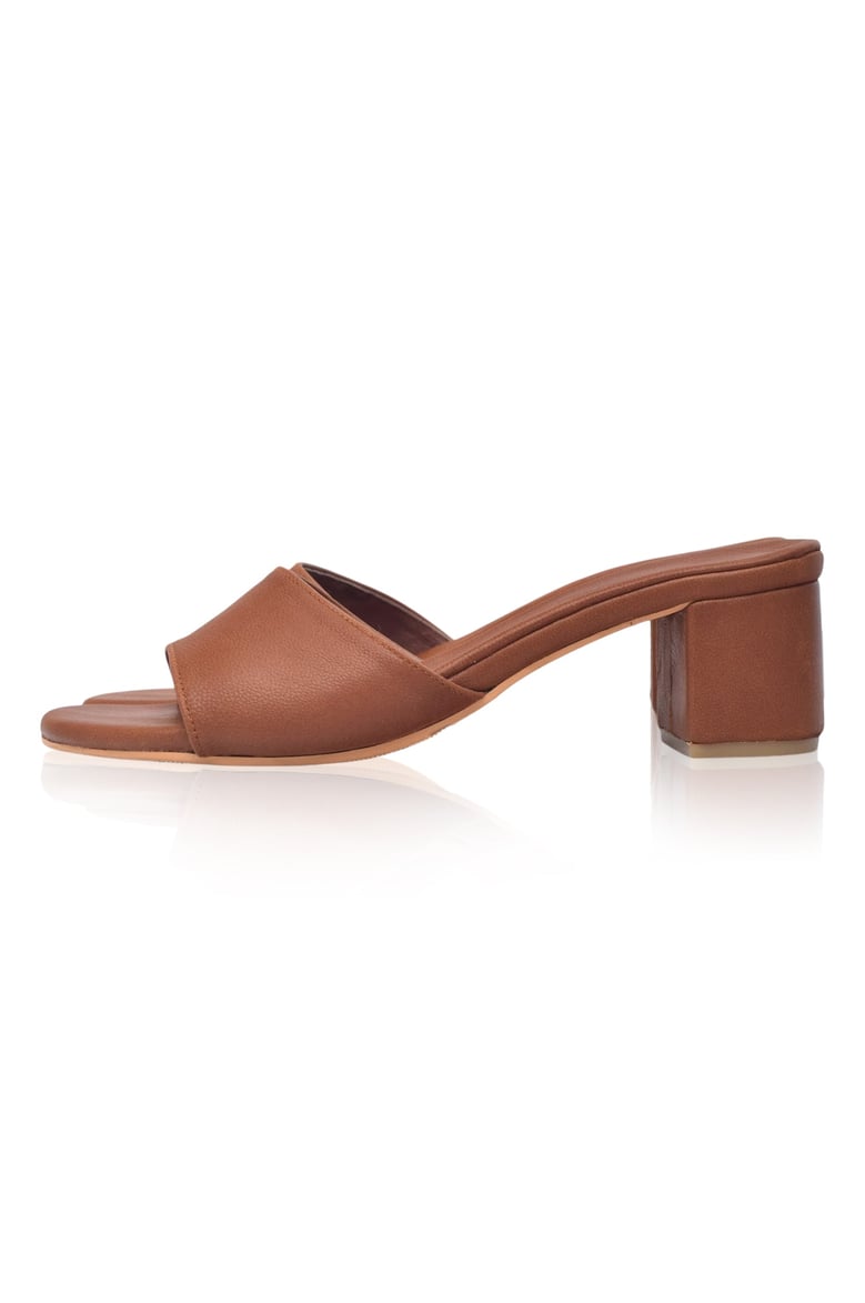 portofino leather mules by Selfnex