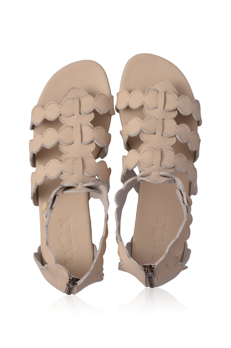 sol leather greek sandals by Selfnex