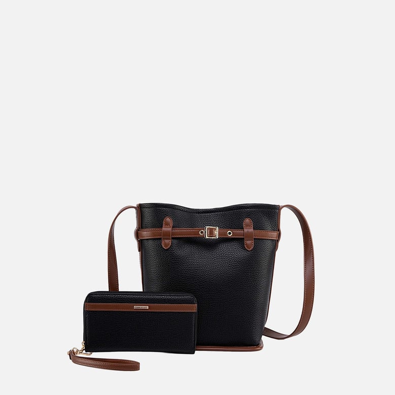 odette bucket bag with wallet by Selfnex