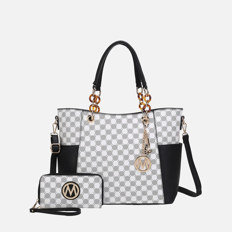 merlina tote bag and wallet set by Selfnex