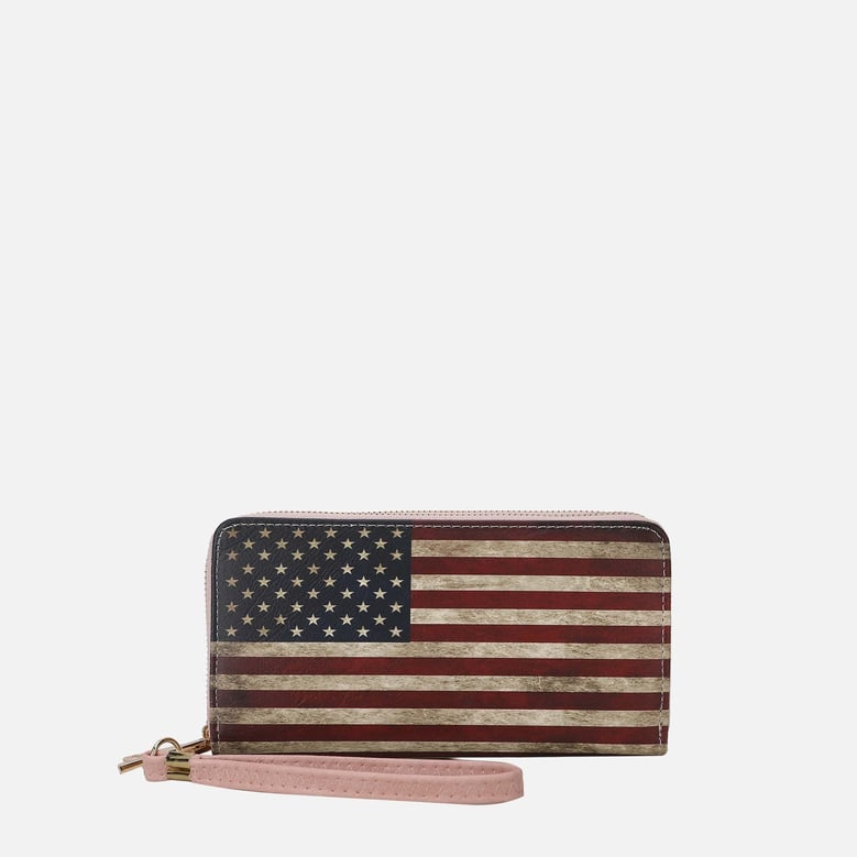 uriel printed flag wallet by Selfnex
