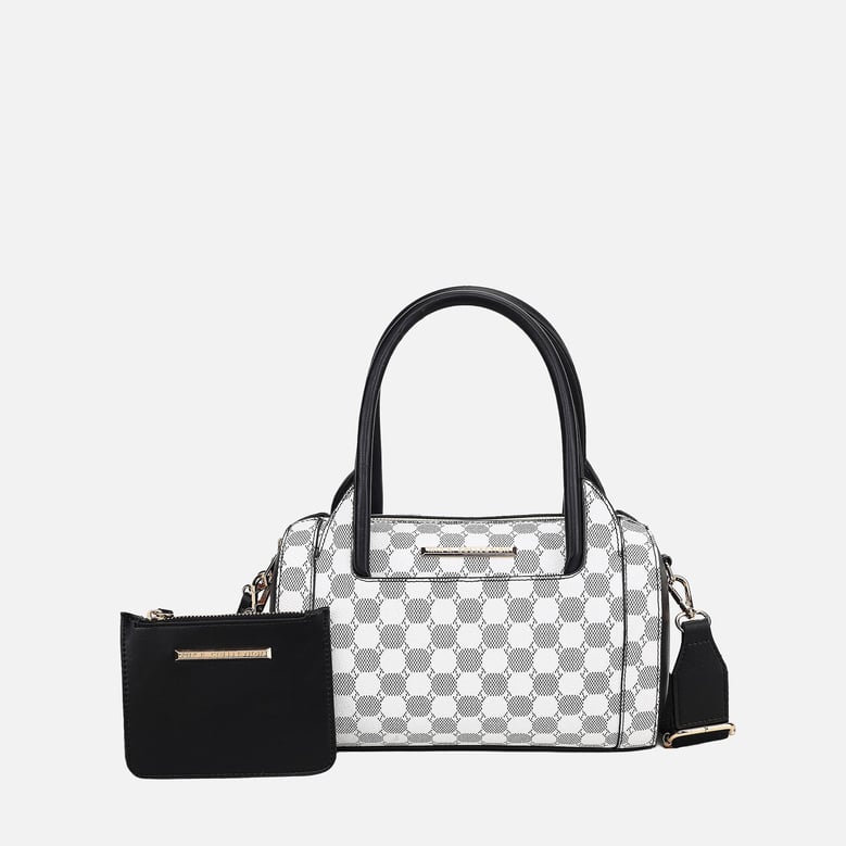 adhara shoulder bag with pouch by Selfnex
