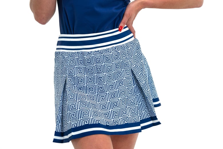 masters maze skirt | blue by Selfnex