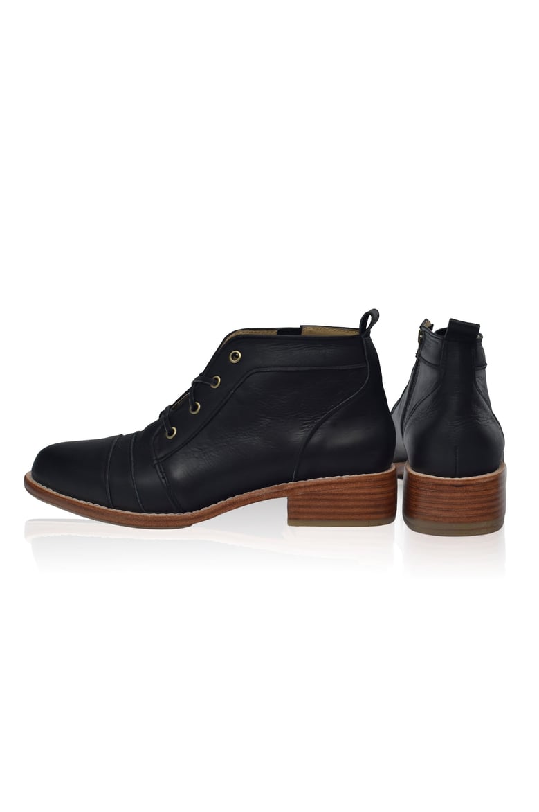 passage lace up boots by Selfnex