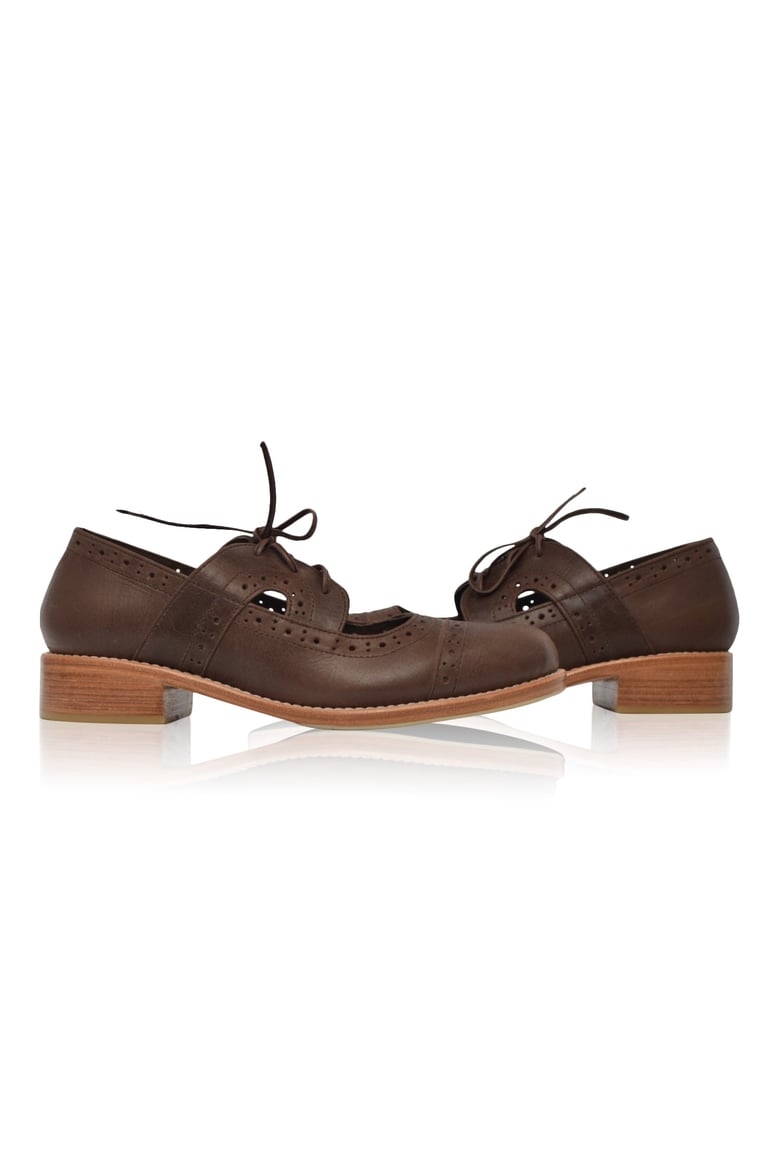 scandinavia leather oxfords by Selfnex