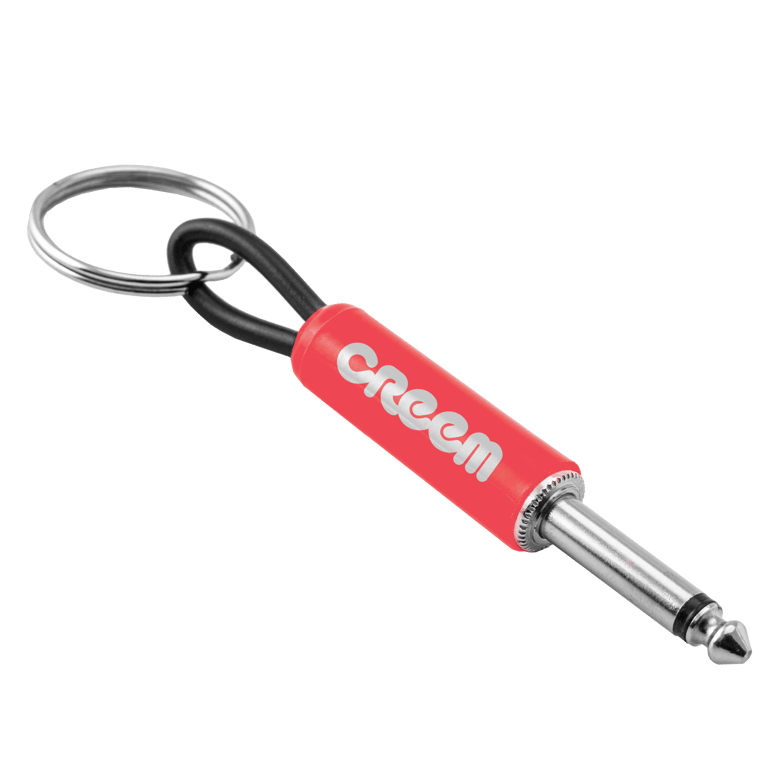 creem logo guitar plug keychain by Selfnex