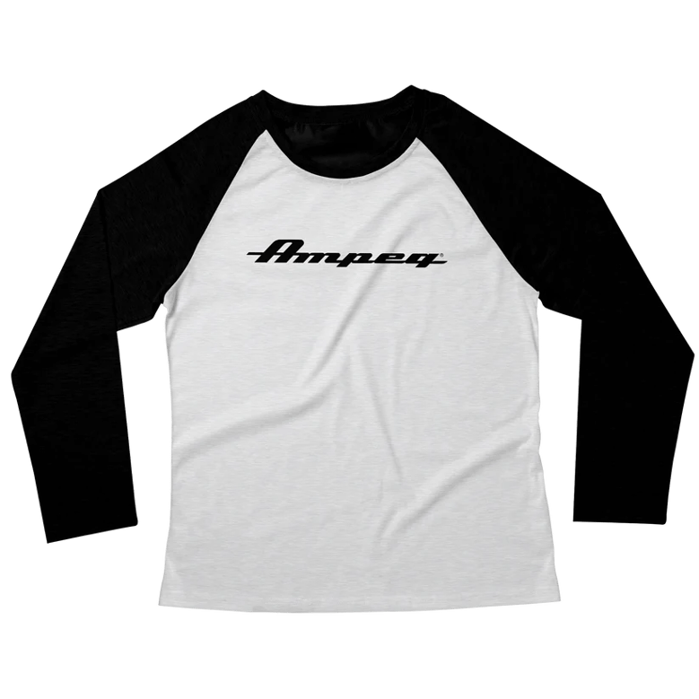 ampeg tri-blend 3/4 sleeve raglan x white by Selfnex