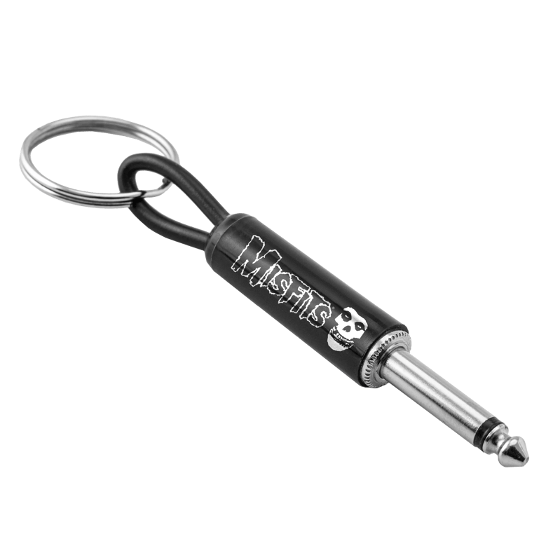 misfits logo guitar plug keychain by Selfnex
