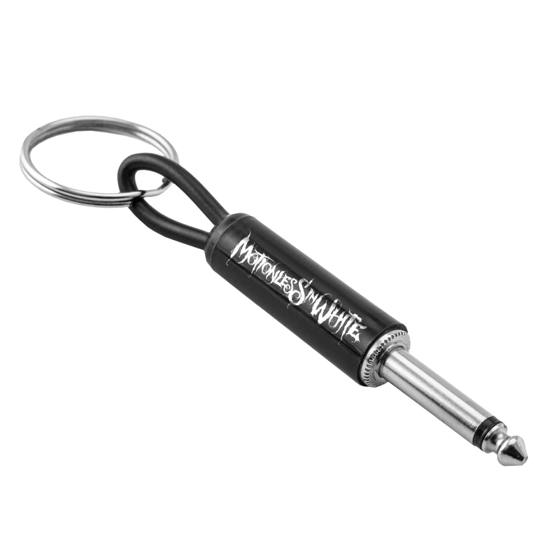 motionless in white logo guitar plug keychain by Selfnex