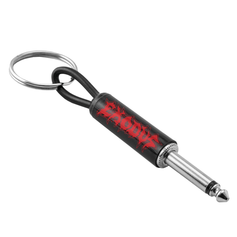 exodus logo guitar plug keychain by Selfnex