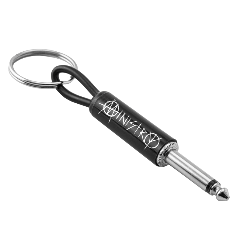 ministry logo guitar plug keychain by Selfnex
