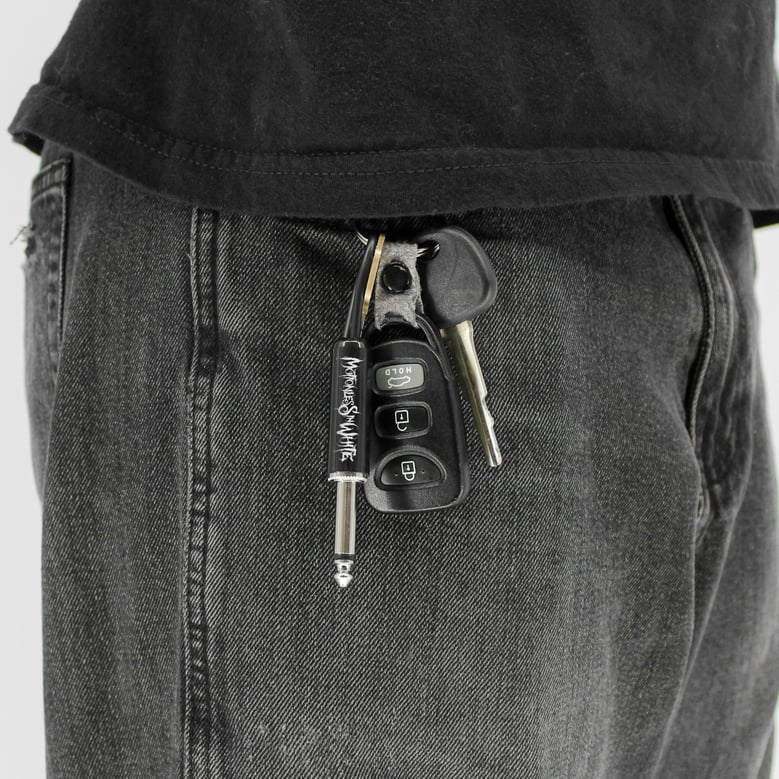 motionless in white logo guitar plug keychain by Selfnex