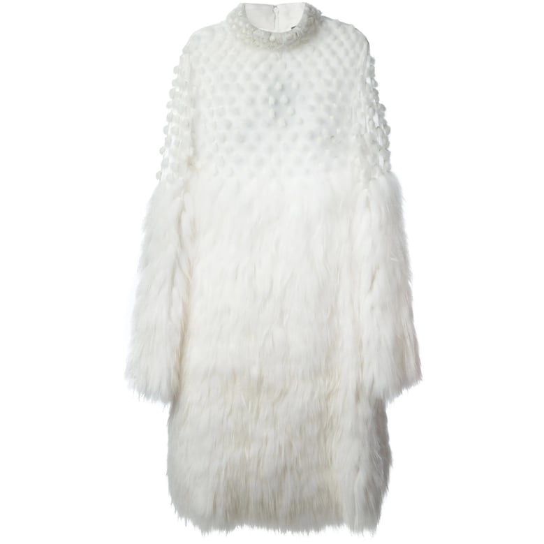alexander mcqueen fur dress by Selfnex