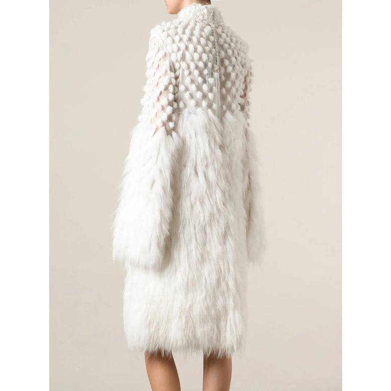 alexander mcqueen fur dress by Selfnex