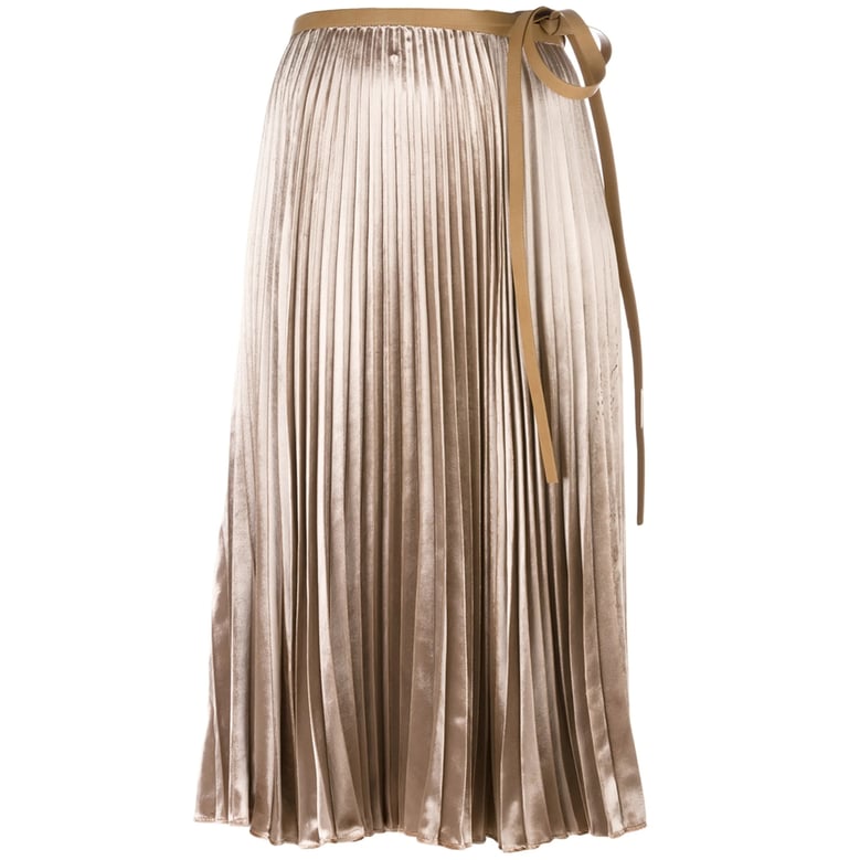 valentino nude pleated skirt by Selfnex