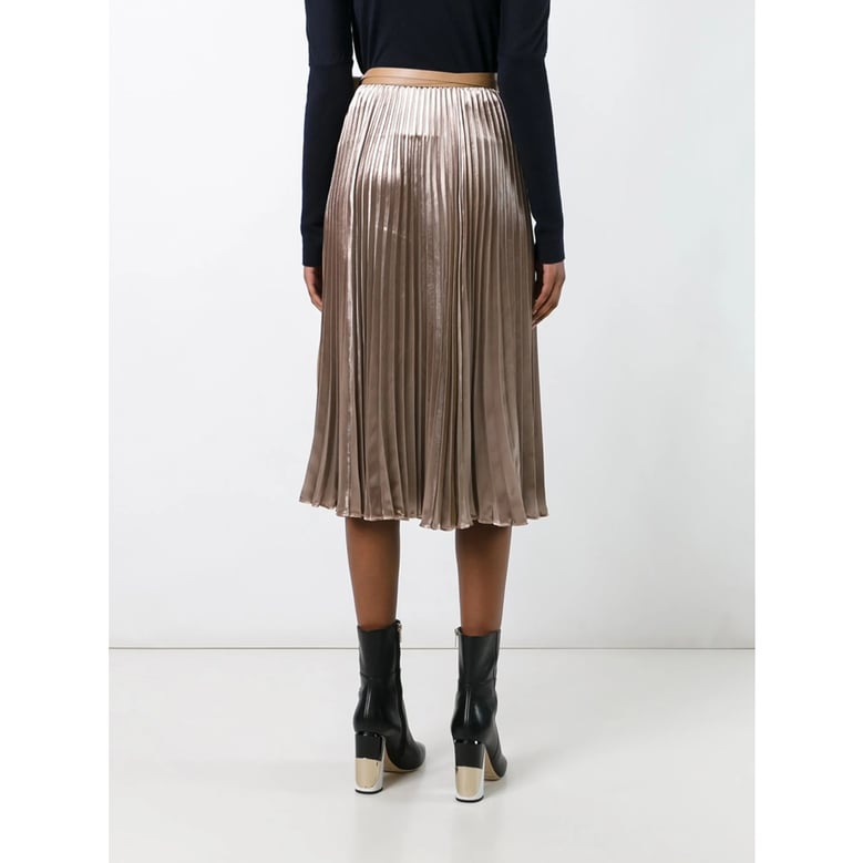 valentino nude pleated skirt by Selfnex