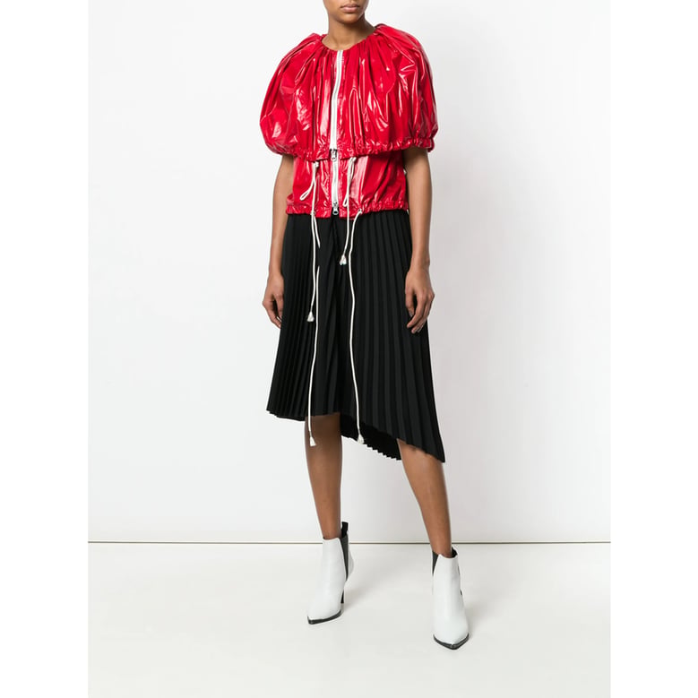cape-style jacket with fitted body by Selfnex