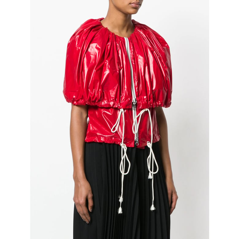 cape-style jacket with fitted body by Selfnex