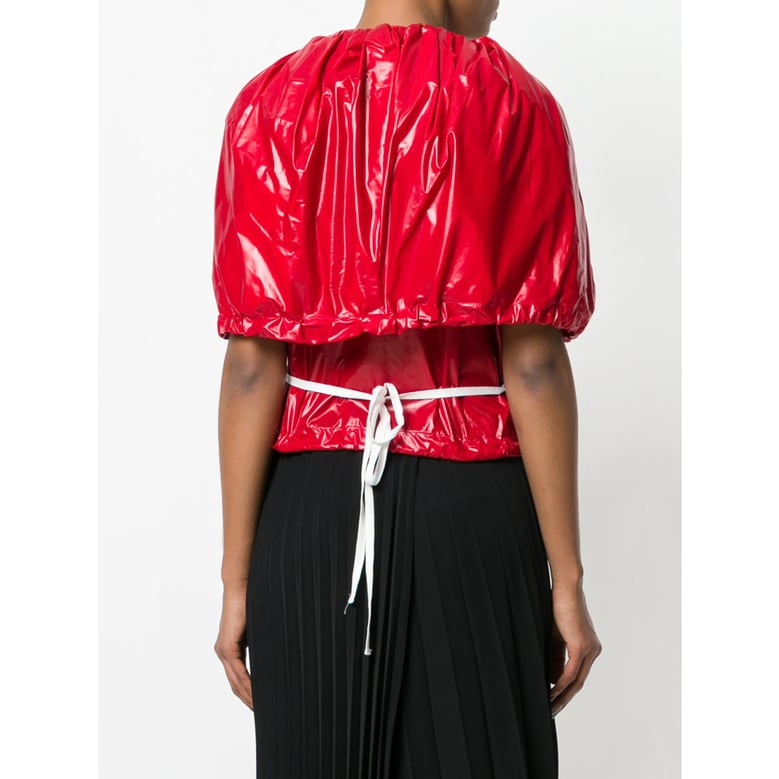 cape-style jacket with fitted body by Selfnex