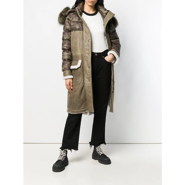 mr & mrs italy khaki green parka by Selfnex