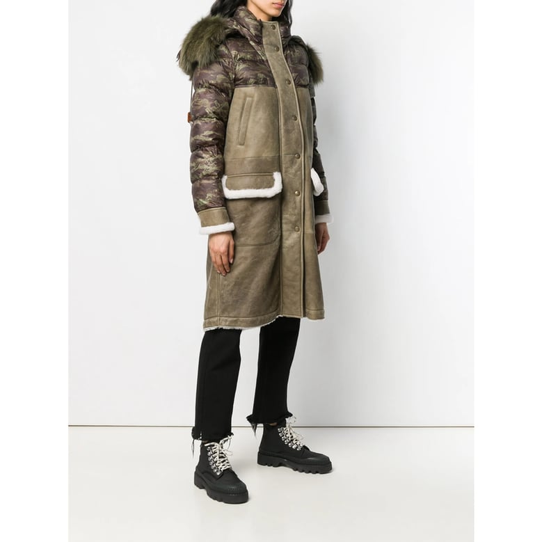 mr & mrs italy khaki green parka by Selfnex