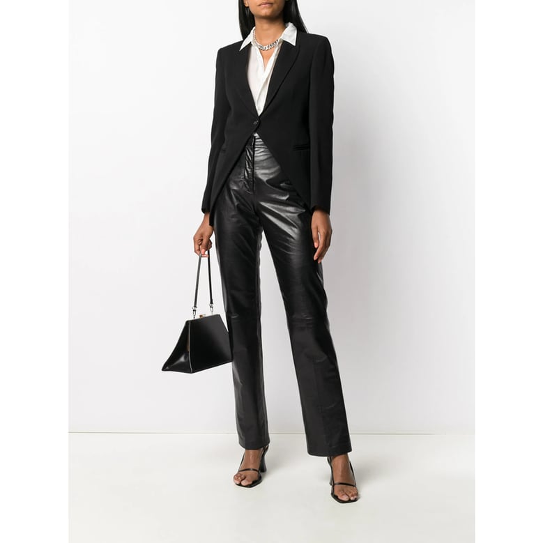 ann demeulemeester black outerwear by Selfnex