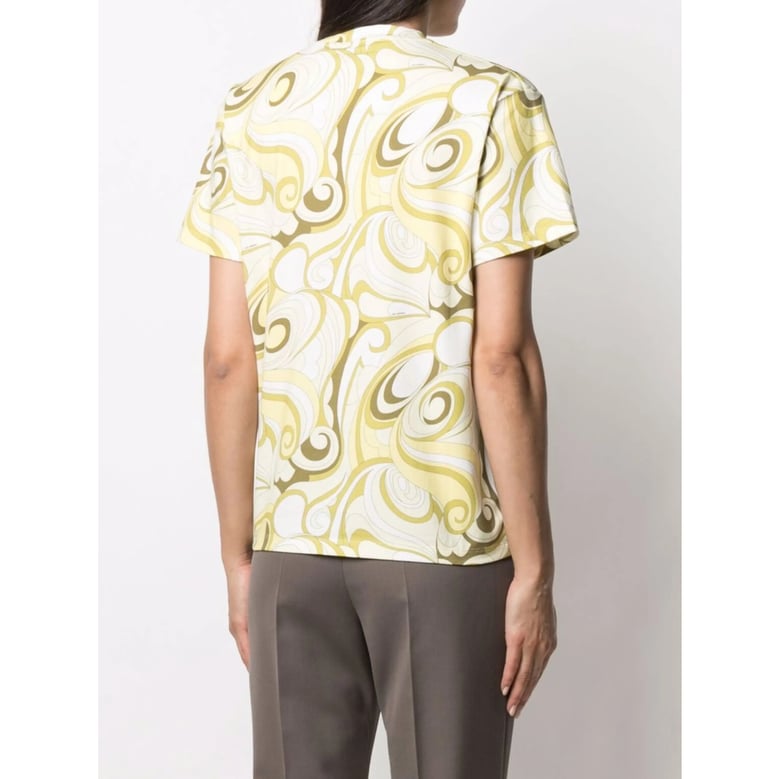 raf simons abstract pattern t-shirt by Selfnex