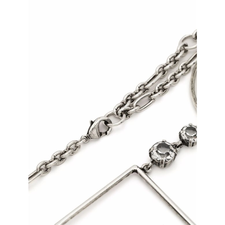 krizia silver-tone belt by Selfnex