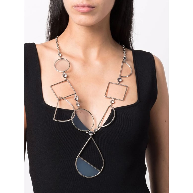 krizia silver-tone belt by Selfnex
