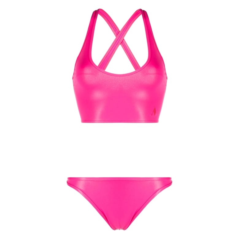 fuchsia pink beachwear by the attico by Selfnex