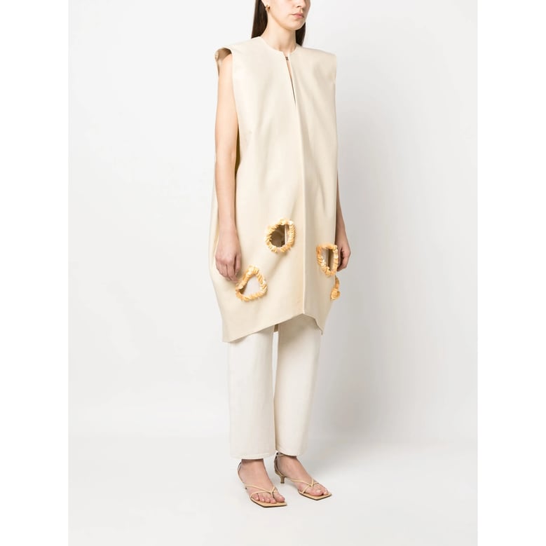 coat calcaterra beige cotton by Selfnex