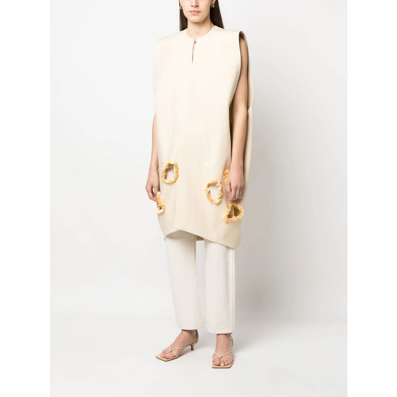 coat calcaterra beige cotton by Selfnex