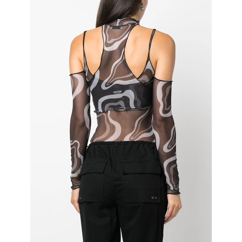 bodysuit julfer black/grey by Selfnex