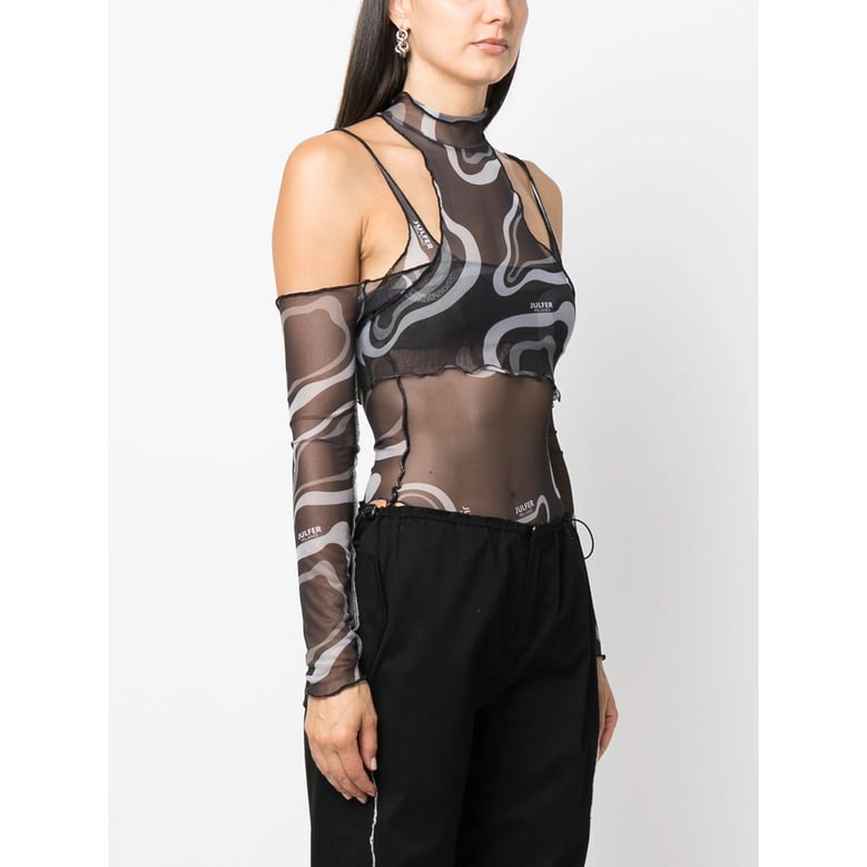 bodysuit julfer black/grey by Selfnex